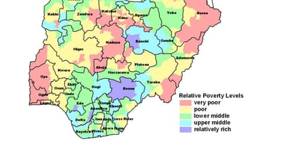 Žemėlapis ekonomikos nigerija