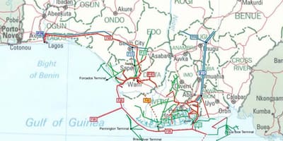 Žemėlapis nigerija dujotiekio 