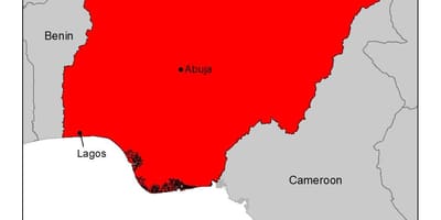 Žemėlapis nigerija maliarija