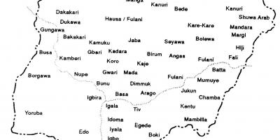 Lygiosios nigerija žemėlapyje
