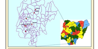 Žemėlapis rytų nigerija